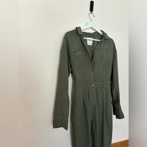 Abercrombie and Fitch Green Jumpsuit XS tall - Picture 3 of 4